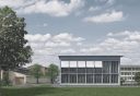 Schulanlage Schafisheim Visualisierung Stadtansicht