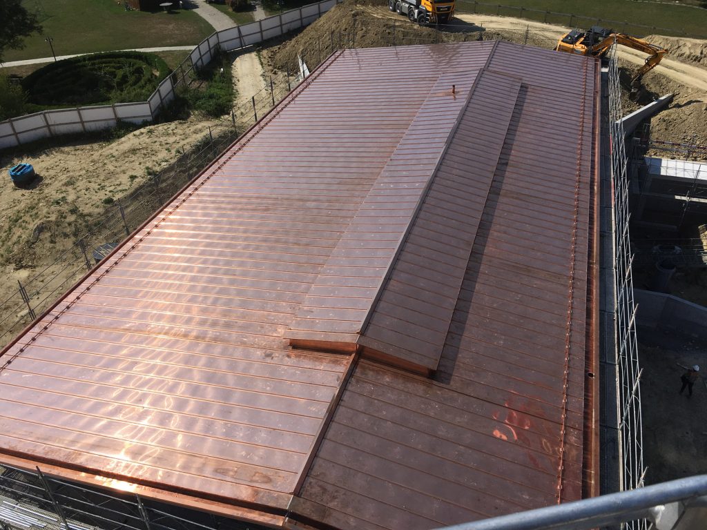 Gastronomiegebäude Ekkharthof Dach Spenglerei Schnyder